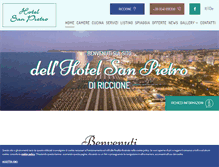 Tablet Screenshot of hotelsanpietroriccione.it